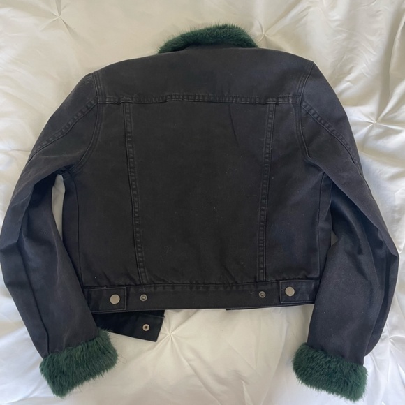 UNIF DARIA BLACK DENIM JACKET - Picture 2 of 6